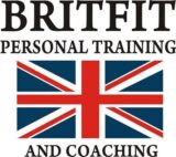 Britfit Personal Training and Coaching business logo showing the British Union flag